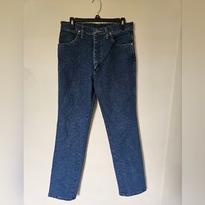 Wrangler Men's Blue Jeans, Size *33x32*  Dark Wash, Regular Fit